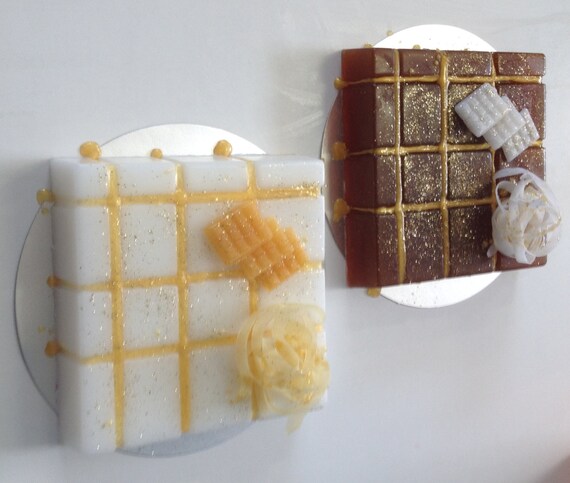 Modern Minimal Style Decor, Housewarming Designer Gift, Chocolate Day Gift, Trendy Glycerin Soap Cake, Gourmet Scented Soap Cake, Party Gift