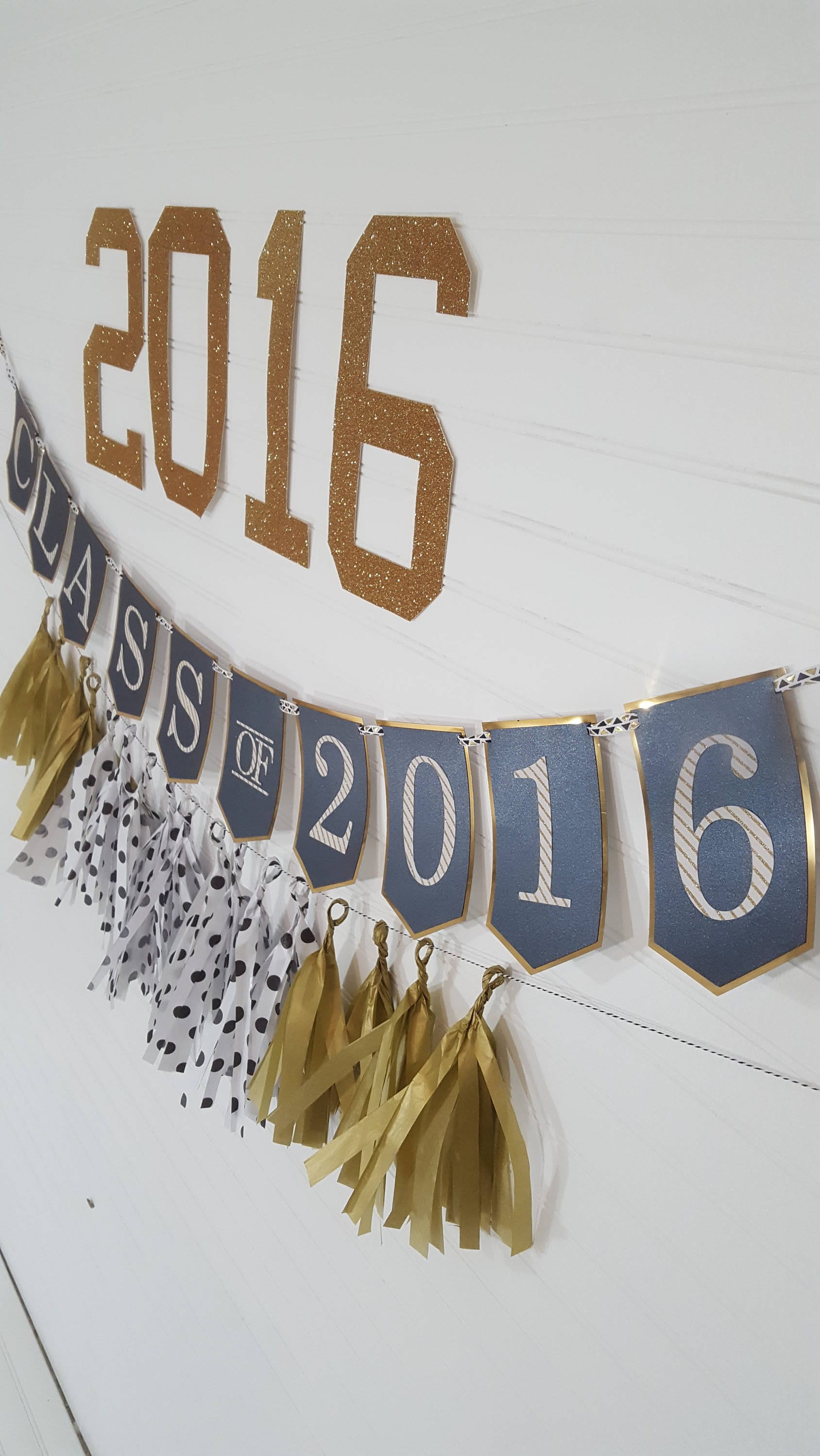 Class of 2017 Graduation Flag Bunting Banner Garland