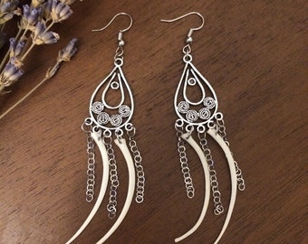 Snake Rib Earrings