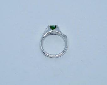 Emerald in Sterling Silver