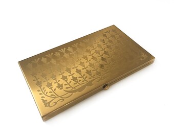 Vintage Cigarette Case, Wadsworth. Business Card Holder, Made in the USA - Le Cas de Cigarettes.