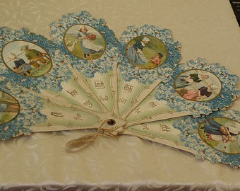 Die Cut FAN Printed In Germany,Dutch People