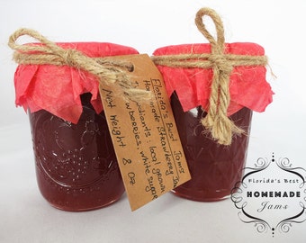 Florida Best Homemade Strawberry Jam Preserves Organic Product Glass Jar 8 Oz