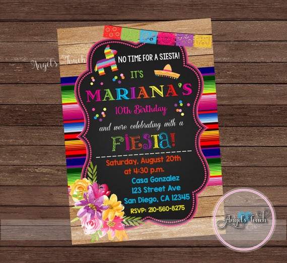 Invitación de la fiesta Fiesta cumpleaños invitación fiesta