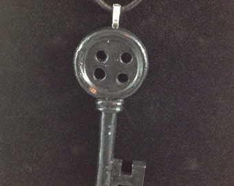 Coraline Inspired Cosplay Key Necklace