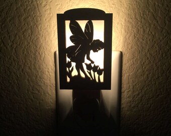 Night Light Kids - Night Light Plug In - Fairy Nursery - Fairy Night Light - Night Light Nursery - Fairy Garden - Nursery Decor - Laser Cut