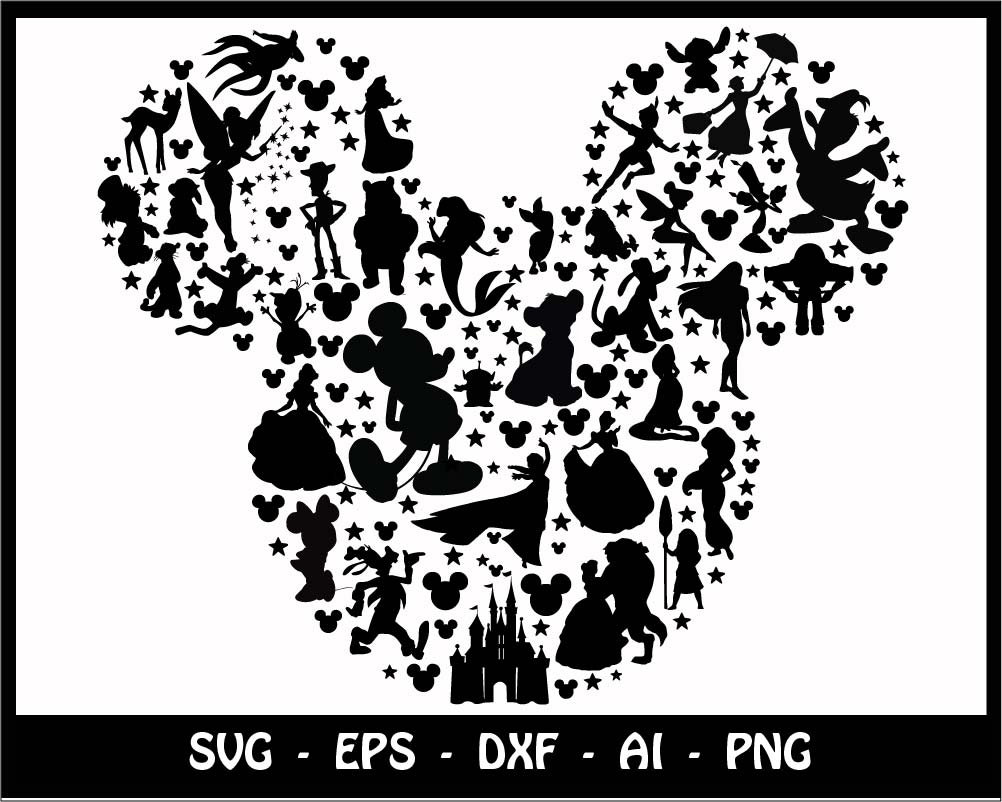 Free Free 107 Cricut Head Disney Svg SVG PNG EPS DXF File