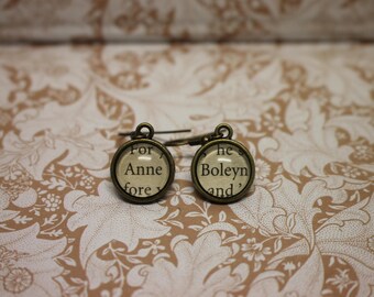 Anne ~ Boleyn Earrings ~ The Tudors ~ King Henry VIII ~