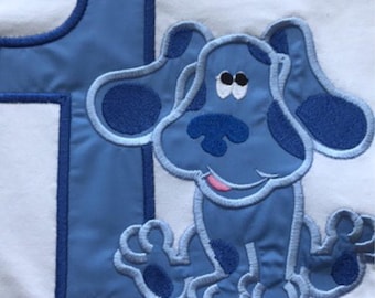 Blues Clues Embroidered Birthday Onesie or Shirt