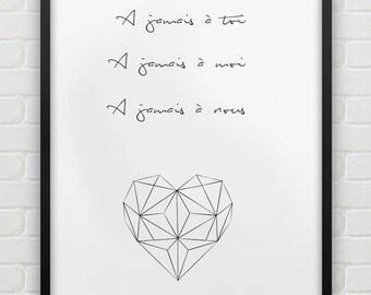Ever yours has never me never us (sex and the city) + frame