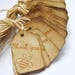 Thank You tags. 40. Queen Bee. Coffee stained. vintage inspired. favor gift. wishing tree card. primitive. rustic. wedding. scrapbooking