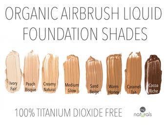 Organic, Vegan Liquid mineral foundation, Titanium Dioxide Free SAMPLE