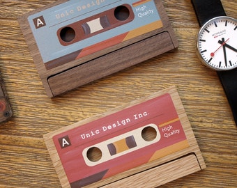 Cassette Business Card Case / Holder 【Personalization Available】