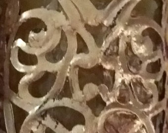 Amber Parfum with a Filigree Detail ~ All Natural in Organic Jojoba Oil