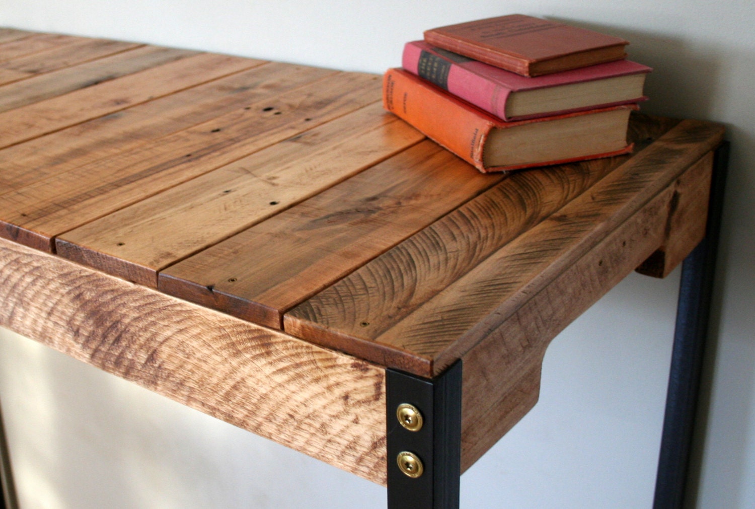 Standing Desk Industrial Rustic Reclaimed Wood Standing Desk