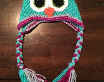 Owl Earflap Stocking Cap