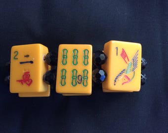 Vintage Bakelite Mahjong Bracelet