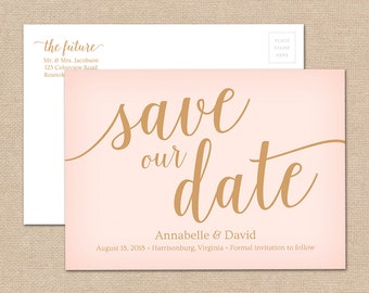 save the date postcard templates