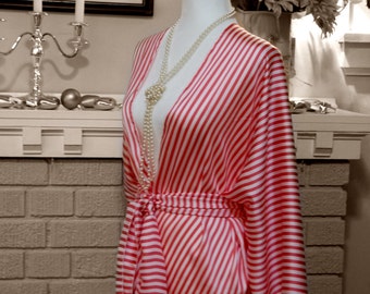 Pink and White Stripes ~ 1920's Inspired Jacket