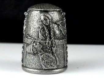Collectible Thimble - Grimms Fairy Tale Rapunzel - Limited Edition by Gianni Benvenuti