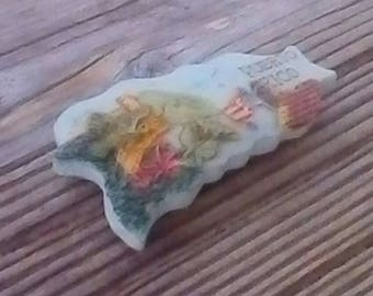 Vintage Puerto Rico/ Thick Resin Magnet