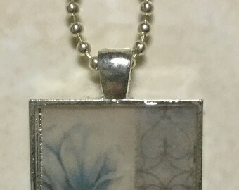 Resin covered design pendant tray