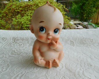Vintage Lefton Baby Figurine 6 1/2" Tall