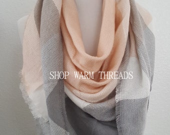 Blanket Scarf, Plaid blanket scarf, Tartan plaid scarf, Zara blanket scarf, Tartan scarf, Oversized scarf, Oversized plaid scarf,monogrammed