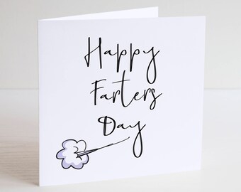Funny Greeting Card / Cheeky / Humour / FATHER'S DAY / Farter / Wind / Pump / Dad / Grandfather / Pops /
