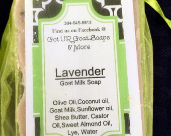 Goat Milk lavender Soap 5oz bar