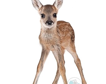 Deer printable | Etsy