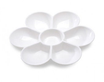 Plastic 7 Well Paint Palette Bead Tray Small Parts Holder Craft 97790 fnt