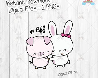 Foo Foo and Friend Piggy - Clipart Set