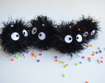 Soot Sprite plush amigurumi Spirited Away Totoro