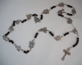 Black Stations of the Cross Chaplet