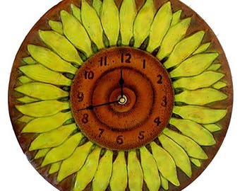 Sunflower Wall Clock-large size
