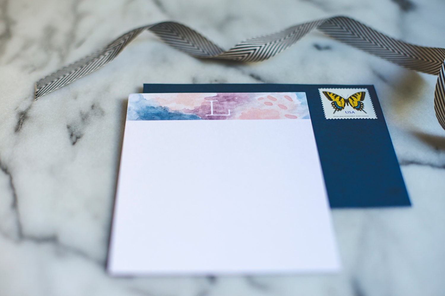 Custom Stationery cards set of 10 with envelopes