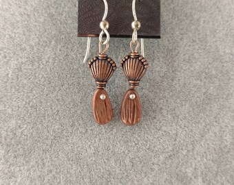 Copper/Sterling Silver Earrings