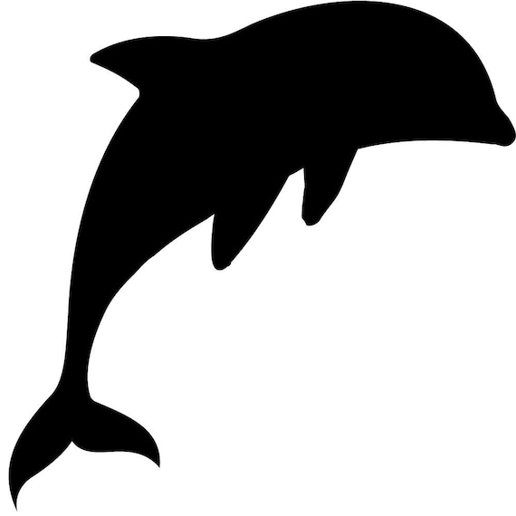 Dolphin Die-Cut Decal Car Window Wall Bumper Phone Laptop