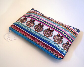 Boho Butterfly Zippered Pouch