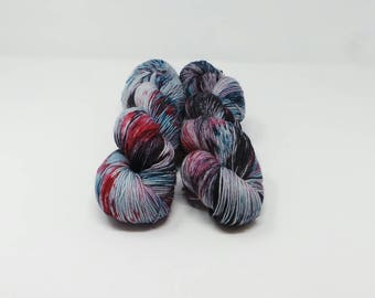Dark Side - 4ply Elegant Sock hand dyed yarn – Superwash Merino + Nylon 75/25