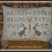 Primitive Rabbits and Carrot Sampler Pillow Tuck Stitchery Easter Pattern