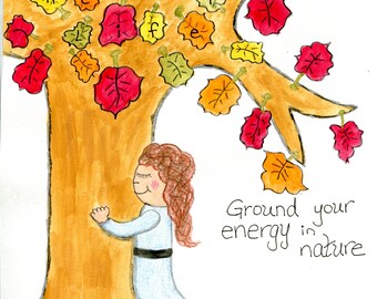 Reiki Girl grounding energy