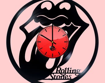 The Rolling Stones Vinyl Record Wall Clock Housewarming Gift Walt Disney Design Kids Room Decor