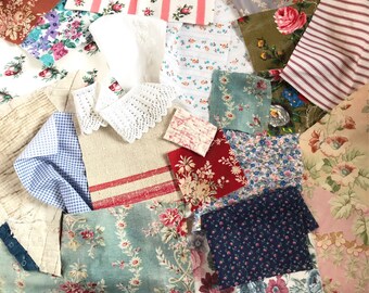 155g antique & vintage scrap bag