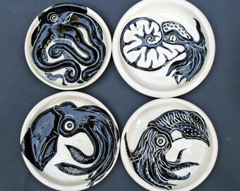 Soap Dish or Spoon Rest- Cephalopod or Honeybee