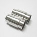 10pcs 7mm Round magnetic clasp Rhodium plated Brass clasp Round leather clasp