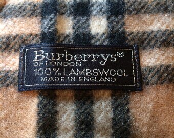 burberry scarf made in england