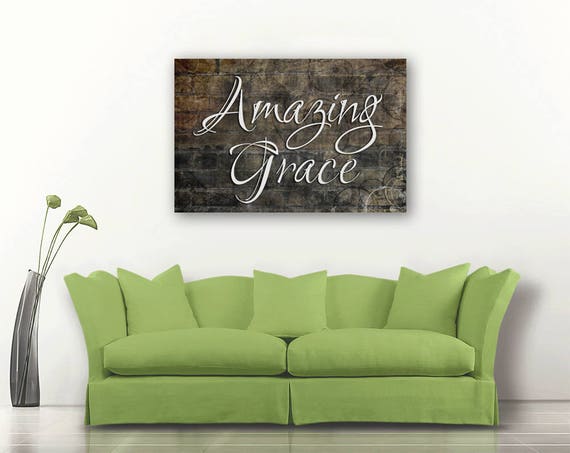 Amazing Grace Amazing Grace on canvas Amazing Grace art