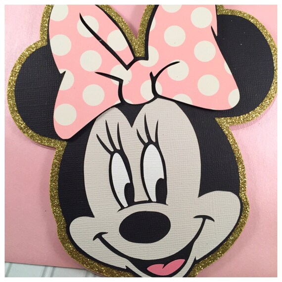 Handmade Minnie Mouse Invitations For Birthdays Baby